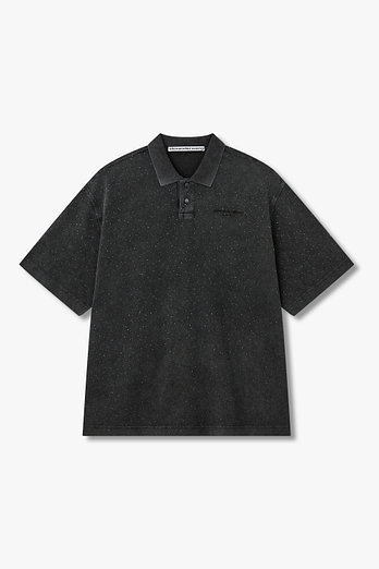 ALEXANDERWANG [UNISEX] 올오버 핫픽스 폴로 셔츠 | 신세계V