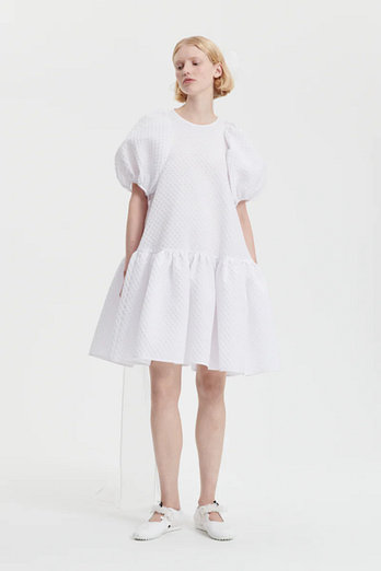 CECILIE BAHNSEN ALEXA DRESS (화이트) | 신세계V