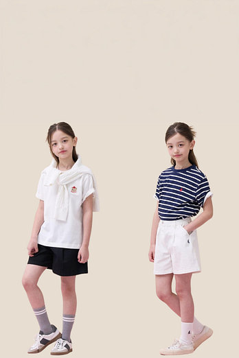 BEANPOLE KIDS [시즌오프30%][BEANPOLE KIDS] 26SS 여아 우븐 반바지 (2종 택1) | 신세계V