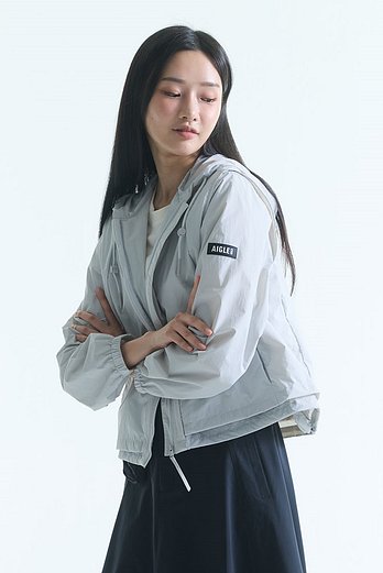 AIGLE [에이글] 여성 WR 3-in-1 숏 후디 재킷 AAS26WOUT012GVI | 신세계V