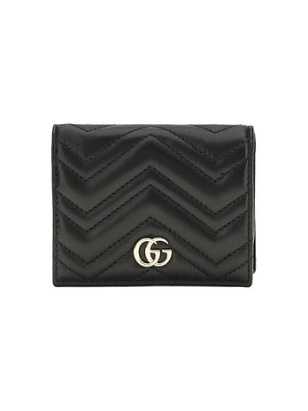 GUCCI [GUCCI] 26SS GG 마몬트 마틀라세 코인 반지갑 블랙 466492 AAFAX 1000 | 신세계V