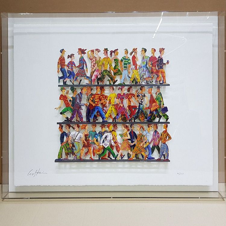 데이비드 걸스타인, 판화 5th Avenue F (100 Editions) 액자포함