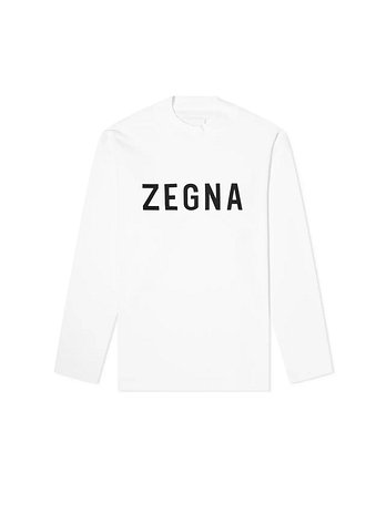 FEAR OF GOD [FEAR OF GOD] 15주년 피어오브갓 X 제냐 로고 티셔츠 화이트 FZTS01 FZJ802 N01 | 신세계V