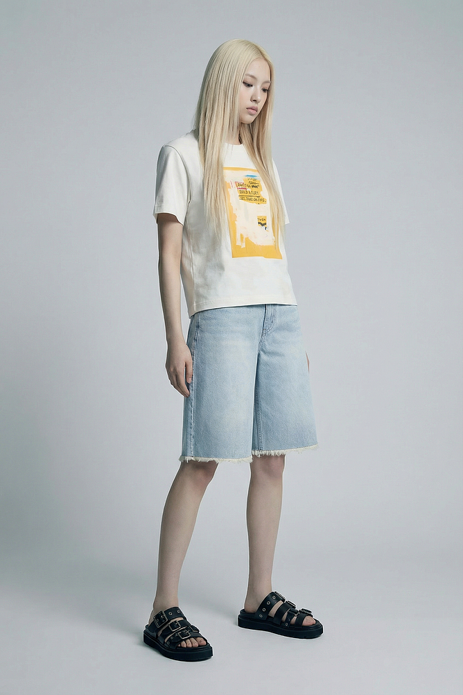 [BASQUIAT] 워터 다이 티셔츠