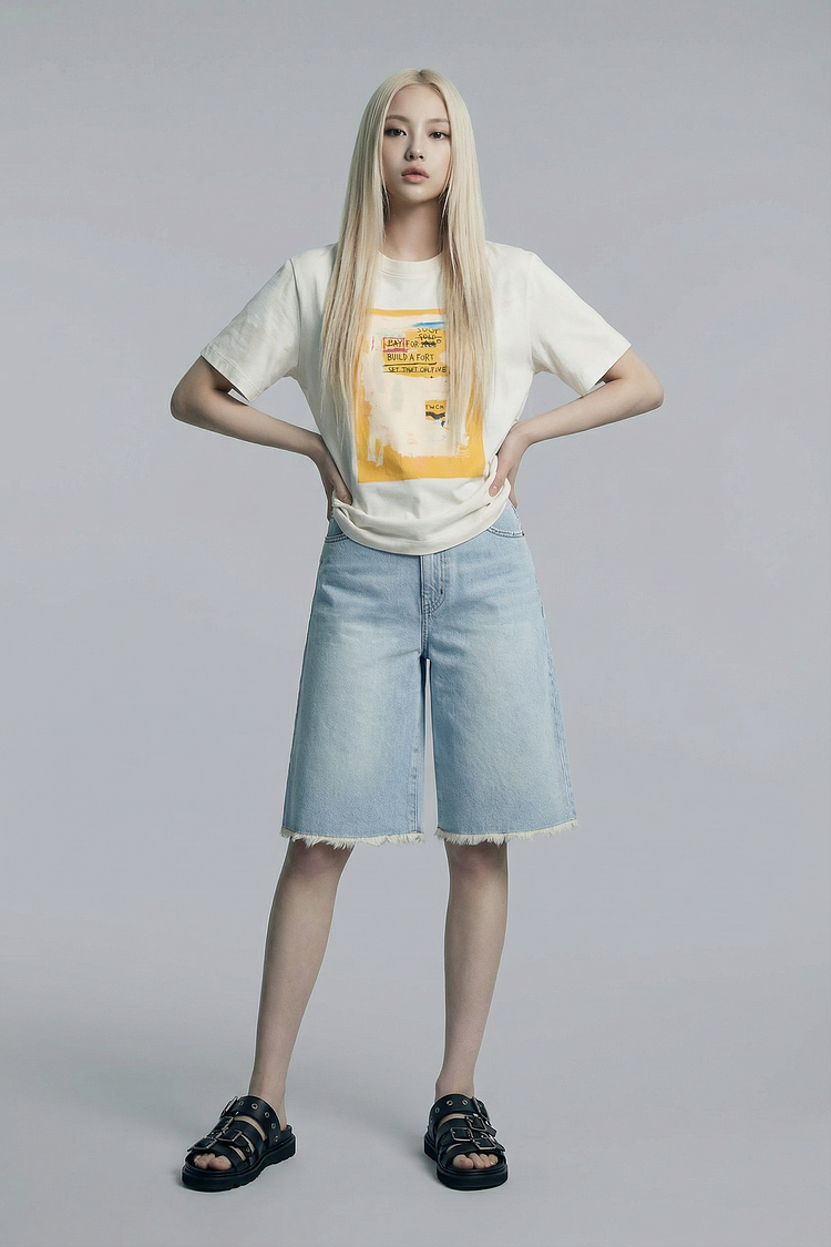 [BASQUIAT] 워터 다이 티셔츠