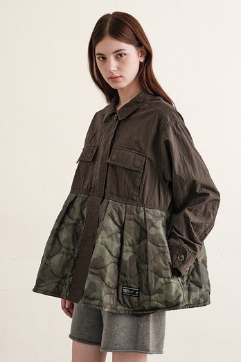 HELEMENT 여성 오페라 패딩 자켓 (D/KHAKI) | 신세계V