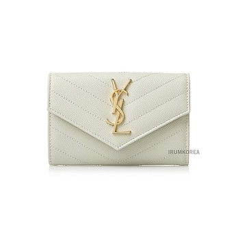 SAINT LAURENT [생로랑] SS26 여성 스몰 마틀라세 지갑 414404 BOW01 9207 | 신세계V
