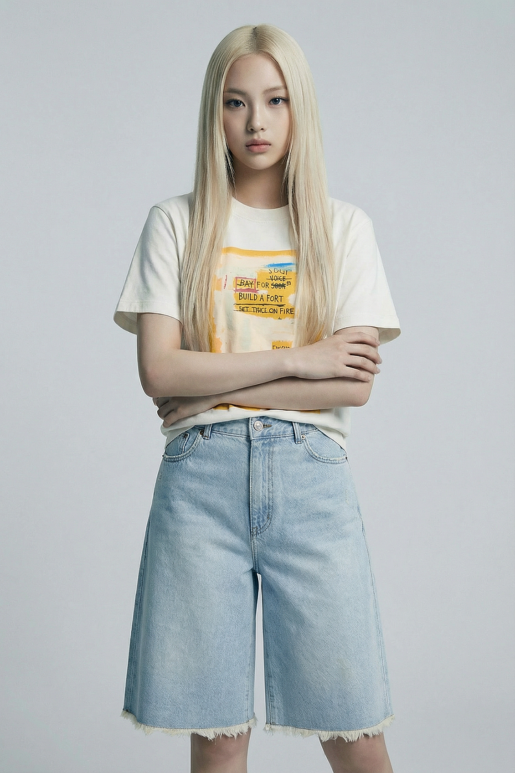 [BASQUIAT] 워터 다이 티셔츠