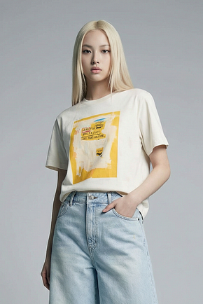 VOICE OF VOICES(보브) [BASQUIAT] 워터 다이 티셔츠 | 신세계V