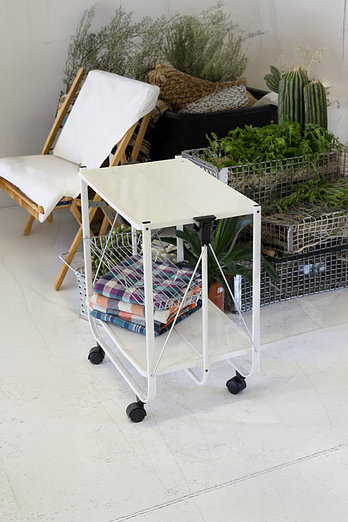 DULTON [Dulton] 덜튼 폴딩 트롤리 화이트 /  DUL-H11907-WT | 신세계V