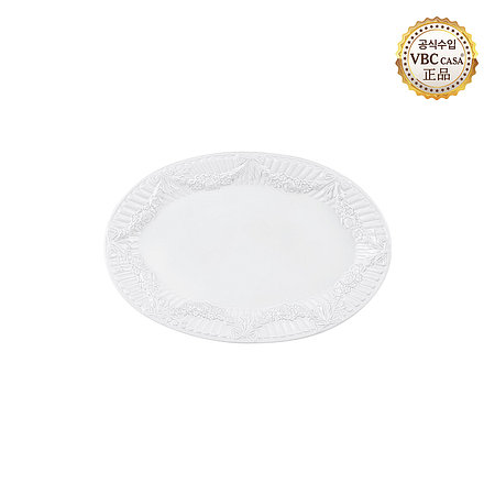 VBC CASA 까메오 갈랜드 타원접시 L 26.5cm | 신세계V