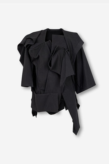 Yohji Yamamoto [FEMME]트윌 드레이프 슬리브 자켓 | 신세계V