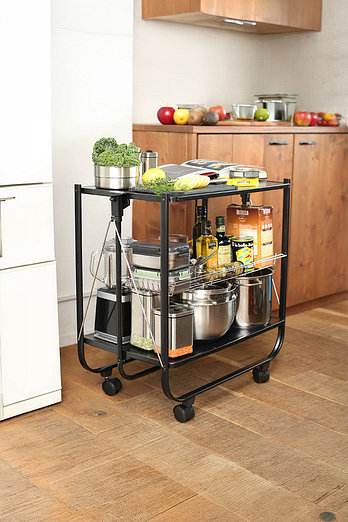 DULTON [Dulton] 덜튼 폴딩 트롤리 매트블랙 /  DUL-H11907-MBK | 신세계V