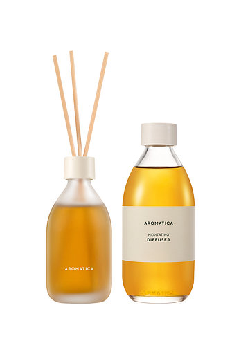 AROMATICA 메디테이팅 디퓨저 라벤더 & 라반딘 본품 100ML+리필 200ML 세트 | 신세계V