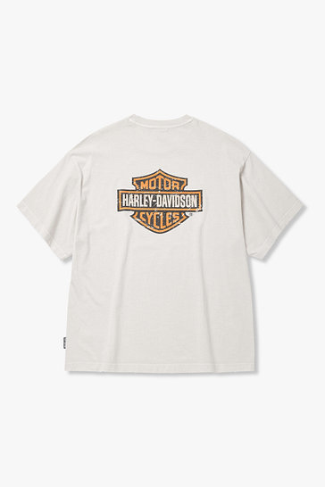 [American Vintage] 1903 B&S 디스트레스드 반팔 티셔츠 라이트 바이올렛