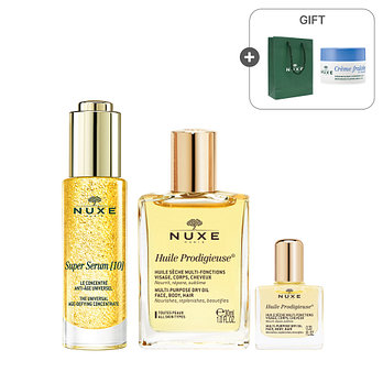NUXE 눅스 슈퍼 세럼 30ml+드라이 오일 30ml+드라이 오일 10ml +GIFT | 신세계V
