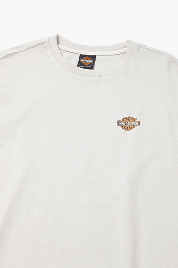 [American Vintage] 1903 B&S 디스트레스드 반팔 티셔츠 라이트 바이올렛