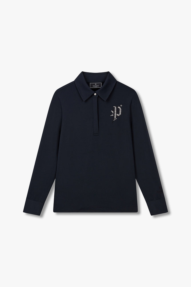 [Women] 아트워크 롱 슬리브 폴로