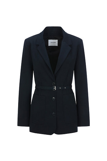 YVES SALOMON [공식] 이브살로몬 테일러드 벨트 자켓 | 신세계V