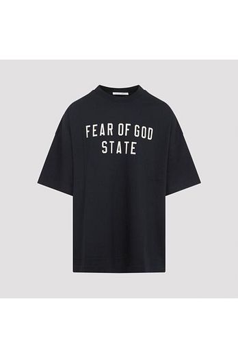 FEAR OF GOD 25FW 피어오브갓 반팔 티셔츠 125SP254470F JET BLACK DOM | 신세계V