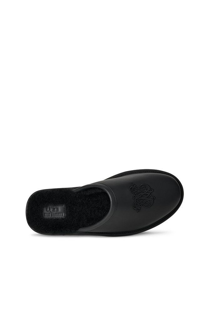 [UGG x Willy Chavarria] [남여공용] 레더 자수 슬리퍼 (호텔 차바리아 슬리퍼)