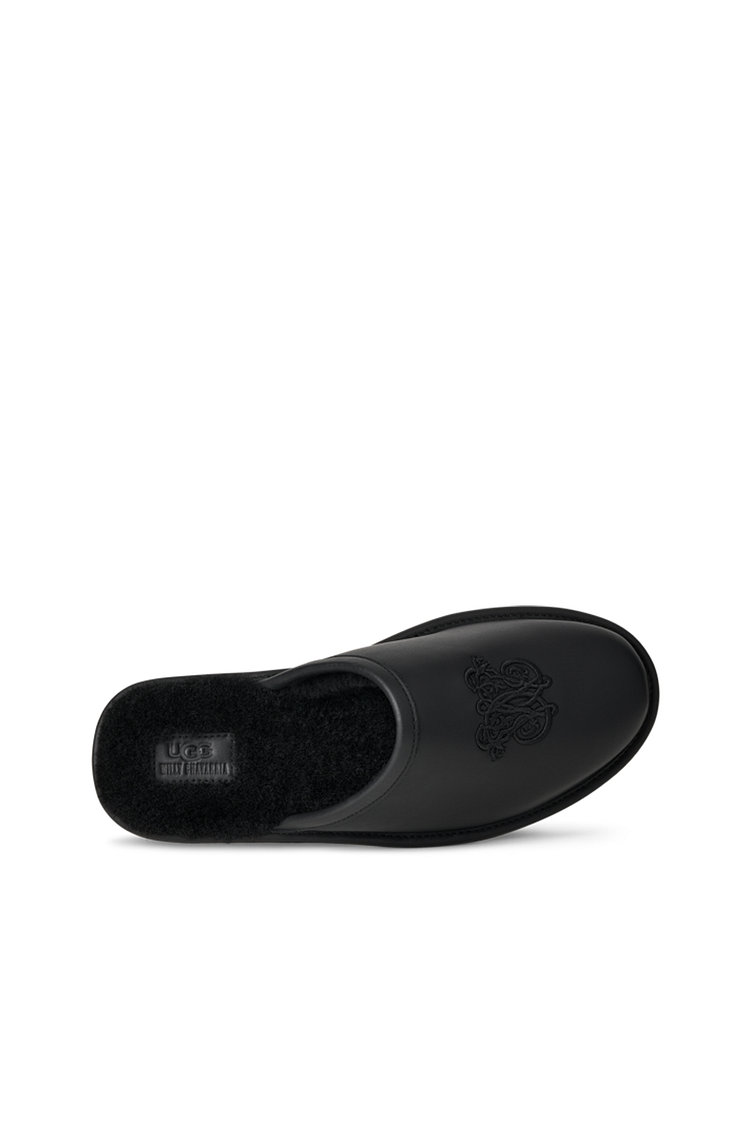 [UGG x Willy Chavarria] [남여공용] 레더 자수 슬리퍼 (호텔 차바리아 슬리퍼)