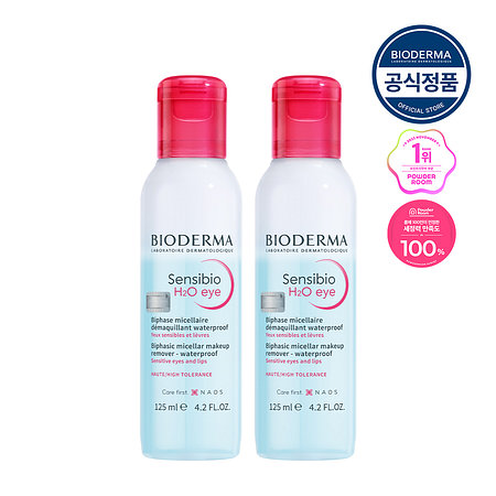 BIODERMA [바이오더마] 센시비오 H2O eye 125ml x2 | 신세계V