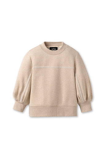 UGG [WOMEN] 볼륨 퍼프 슬리브 크루넥 (클래식 퍼프 슬리브 탑) | 신세계V