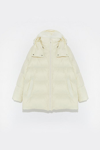 YVES SALOMON [공식] 이브살로몬 아이보리 다운 파카 | 신세계V