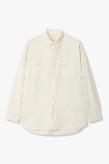 MAN ON THE BOON 샴브레이 워크 셔츠 | 신세계V