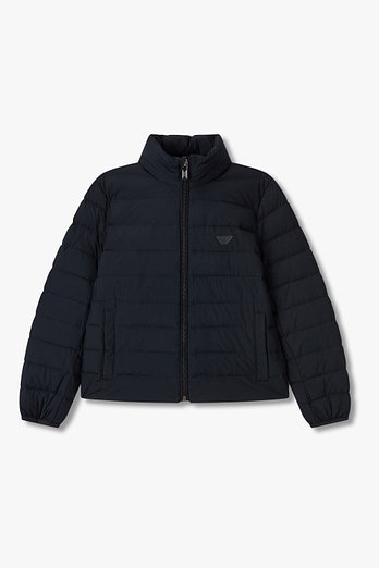 EMPORIO ARMANI JUNIOR [남아] 히든 후드 하이넥 다운 패딩 자켓 | 신세계V