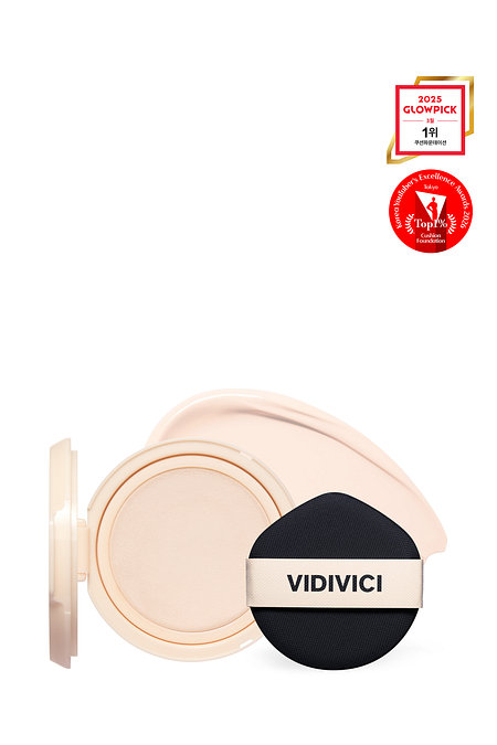 VIDIVICI 누드 퍼펙션 스킨 핏 쿠션 리필 SPF 50+ PA++++ (17N 페어) | 신세계V