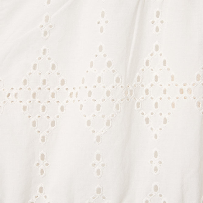 여 아일렛 민소매 블라우스