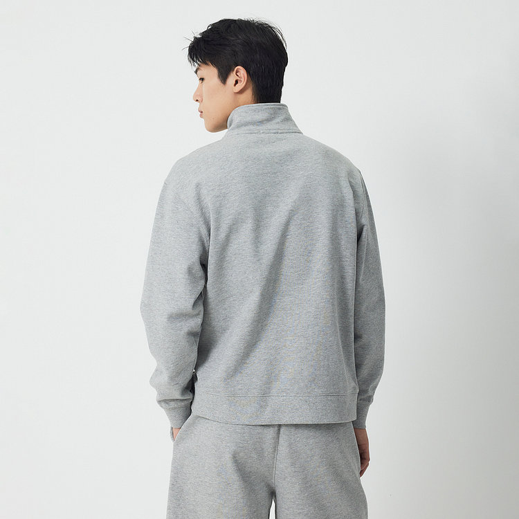 남 하프 집업 스웨트 셔츠