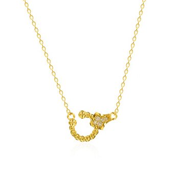 삼성금거래소 [삼성금거래소] 24K 세르핀 큐빅 목걸이 7.5g | 신세계V