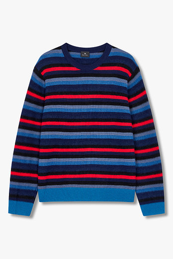 PAUL SMITH [PS PAUL SMITH] 스트라이프 니트 풀오버 | 신세계V
