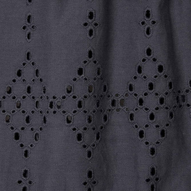 여 아일렛 민소매 블라우스