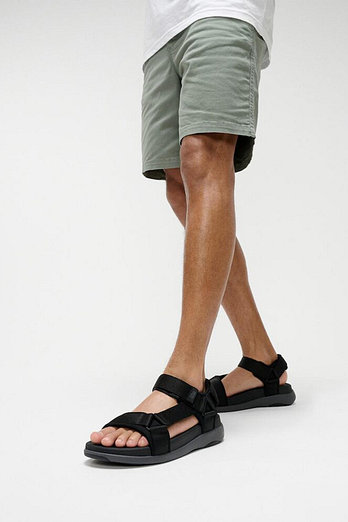 FITFLOP [핏플랍][삼성물산공식] 남성 F모드 GO 조절 가능 웹빙 백스트랩 샌들  블랙 믹스 (FT61K1S025) | 신세계V