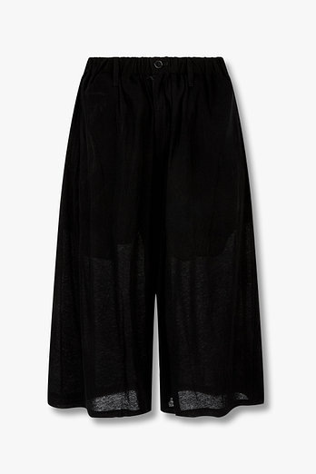 Yohji Yamamoto [HOMME]린넨 블렌드 밴딩 팬츠 | 신세계V