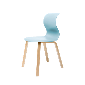 FLOTOTTO [Flototto] Pro 6 (Wood Leg) Chair_Aquablue | 신세계V
