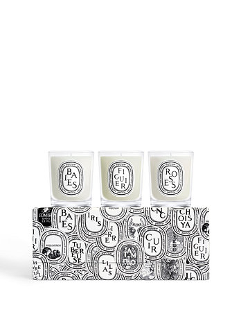DIPTYQUE 스몰캔들 세트 3x70g (베/휘/로) | 신세계V