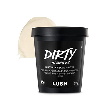 LUSH 러쉬 더티 쉐이빙 크림 225g - 쉐이빙 크림 | 신세계V
