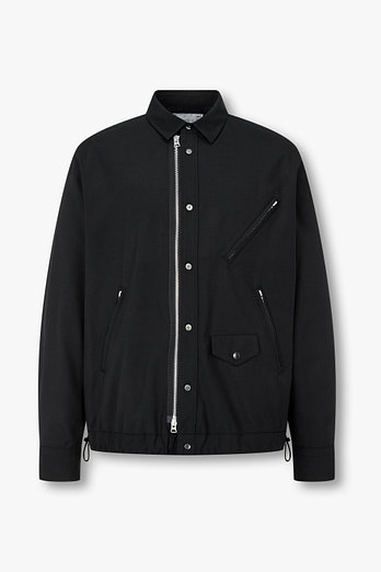 SACAI 남성 슈팅 카라 블루종 | 신세계V