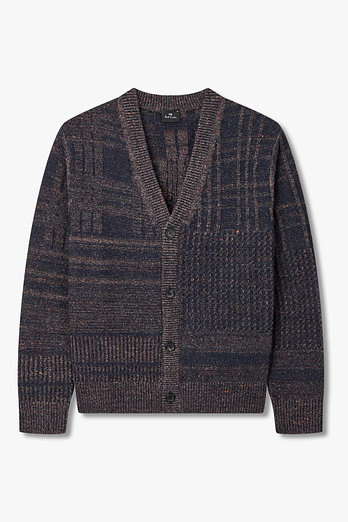 PAUL SMITH [PS PAUL SMITH] 패치워크 브이넥 가디건 | 신세계V