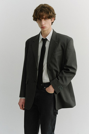 DUNST STRIPED TIE BLACK_M_UDNE6E101BK | 신세계V