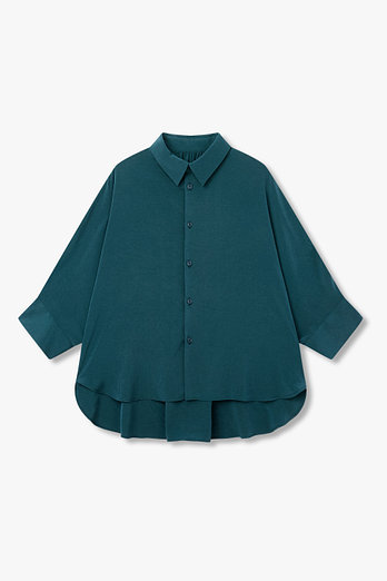 Yohji Yamamoto [Y's]글로시 언발란스 헴 블라우스 | 신세계V