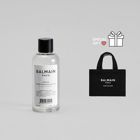 BALMAIN HAIR [단독][발망헤어] 아르간 모이스처라이징 엘릭서 100ml (+미니 에코백) | 신세계V