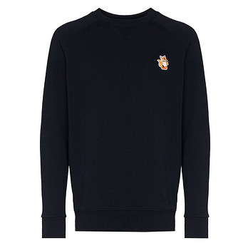 MAISON KITSUNE [명품] 메종키츠네 22SS 올라잇 폭스 맨투맨 네이비 HM00323KM0001 NA 15231839 | 신세계V