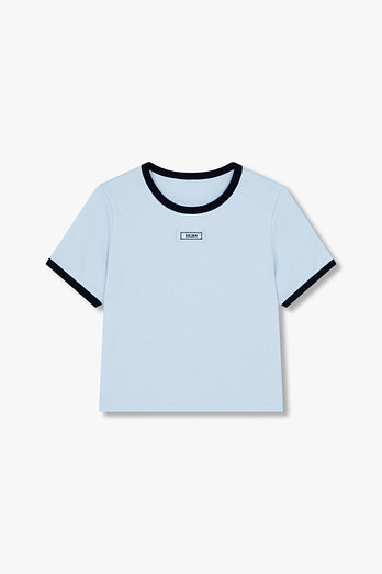 GCUT 콘트라스트 트리밍 티셔츠 | 신세계V