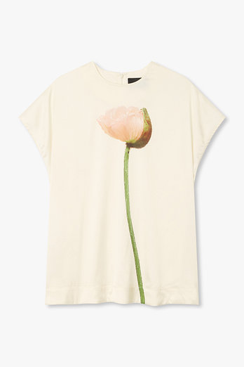 SIMONE ROCHA 포피 모티프 스모크 탑 | 신세계V